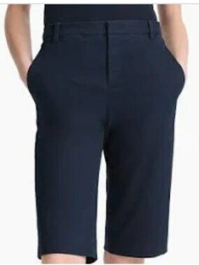 Vince Bermuda Shorts – Women’s Size 6 – Navy Blue Tailored Knee-Length Shorts